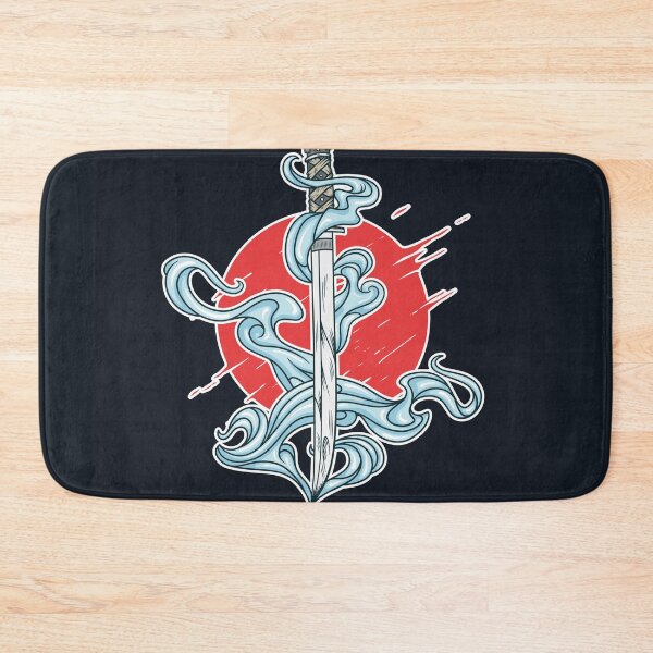 Item preview, Katana Sword Japanese Style Illustration designed and sold by Peekonet.