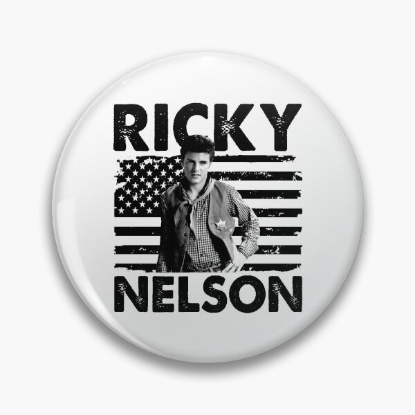 Item preview, Retro American Flag Ricky Nelson Music Gift designed and sold by VeronicaTromp.