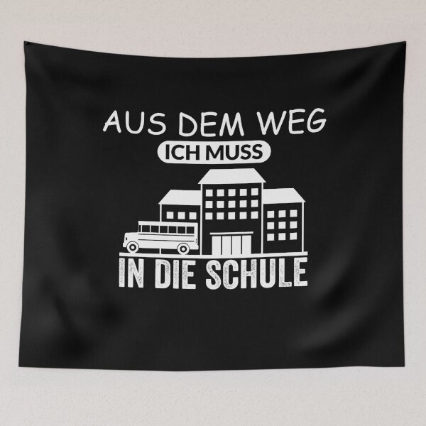 Item preview, AUS DEM WEG ICH MUSS IN DIE SCHULE designed and sold by Spirit-Designs.