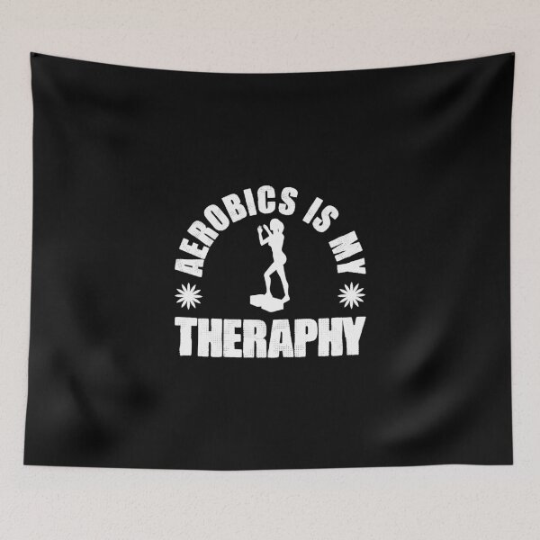 Item preview, Aerobics Is My Theraphy Aerobic Dance Aerobics Women designed and sold by Nessshirts.