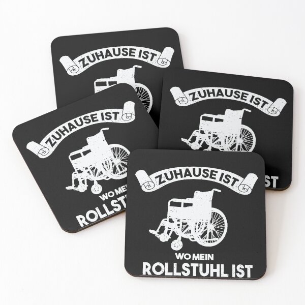 Artikelvorschau, ZUHAUSE IST WO MEIN ROLLSTUHL IST entworfen und verkauft von Spirit-Designs.