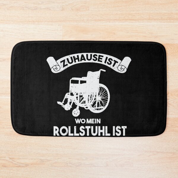 Item preview, ZUHAUSE IST WO MEIN ROLLSTUHL IST designed and sold by Spirit-Designs.
