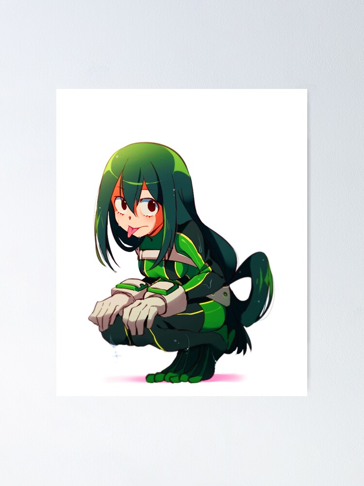 Boku No Hero Froppy Mha Poster For Sale By Daviander Redbubble