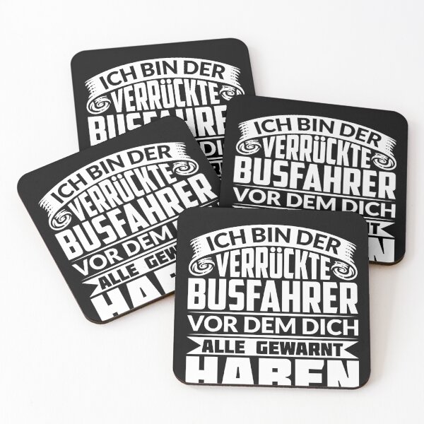 Artikelvorschau, ICH BIN DER VERRÜCKTE BUSFAHRER entworfen und verkauft von Spirit-Designs.