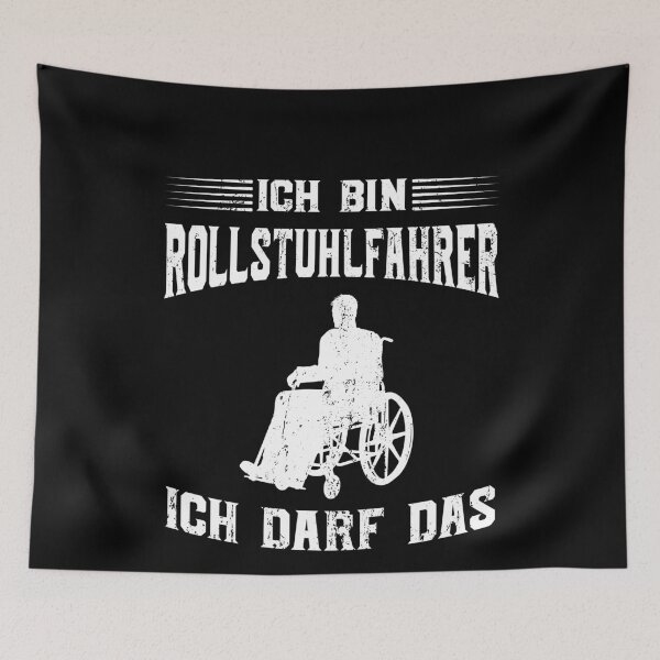 Artikelvorschau, ICH BIN ROLLSTUHLFAHRER ICH DARF DAS entworfen und verkauft von Spirit-Designs.