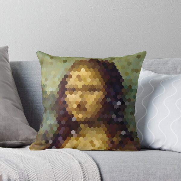 Artikelvorschau, Mona Lisa - Hexagon Pixel entworfen und verkauft von MisterSquid.