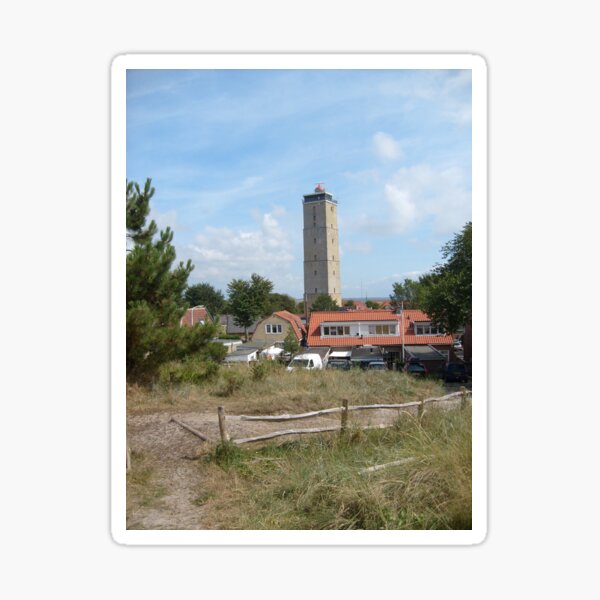 Item preview, Vuurtoren Brandaris op Terschelling, Waddeneilanden Nederland designed and sold by Colourful-Dinos.