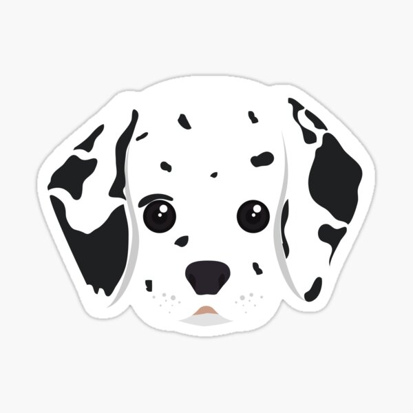 "Dalmatian dog" Sticker for Sale by Giulianofly Redbubble