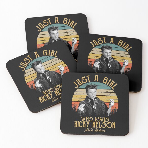 Item preview, Just A Girl Who Loves Ricky Nelson designed and sold by VeronicaTromp.