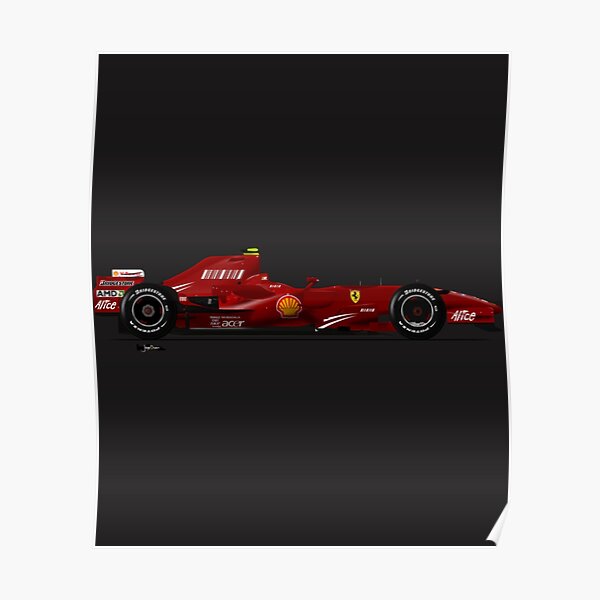 Kimi Raikkonen Flag Banner NEW Ferrari Formula 1 F1 Car Race Poster #3 