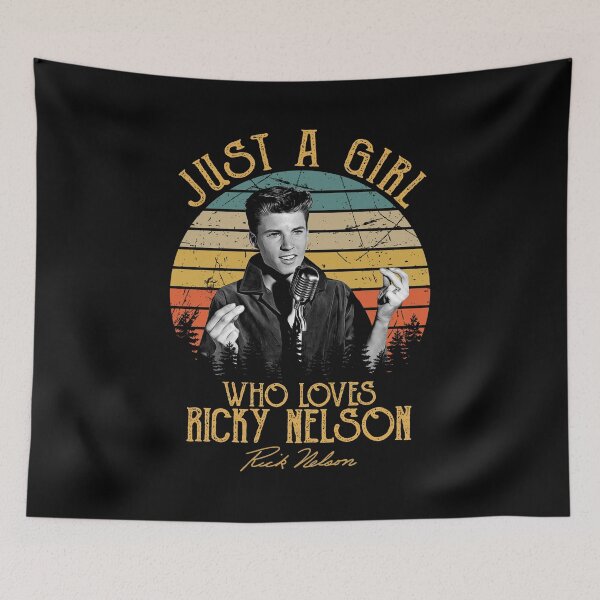 Item preview, Just A Girl Who Loves Ricky Nelson designed and sold by VeronicaTromp.