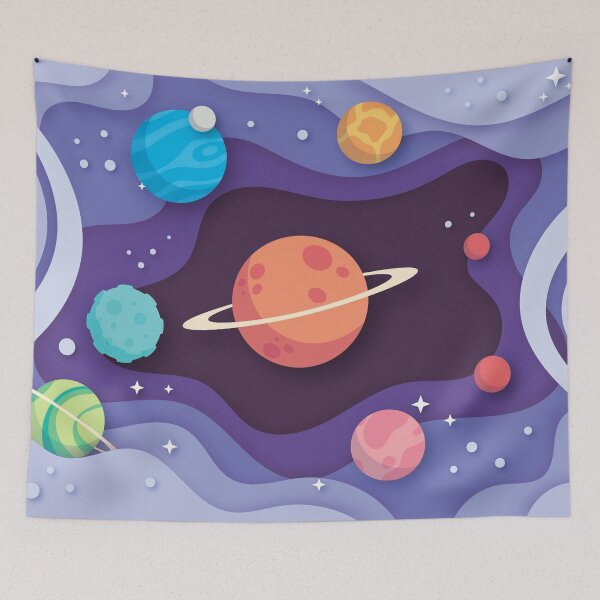 Item preview, Paper Style Galaxy Background designed and sold by Peekonet.