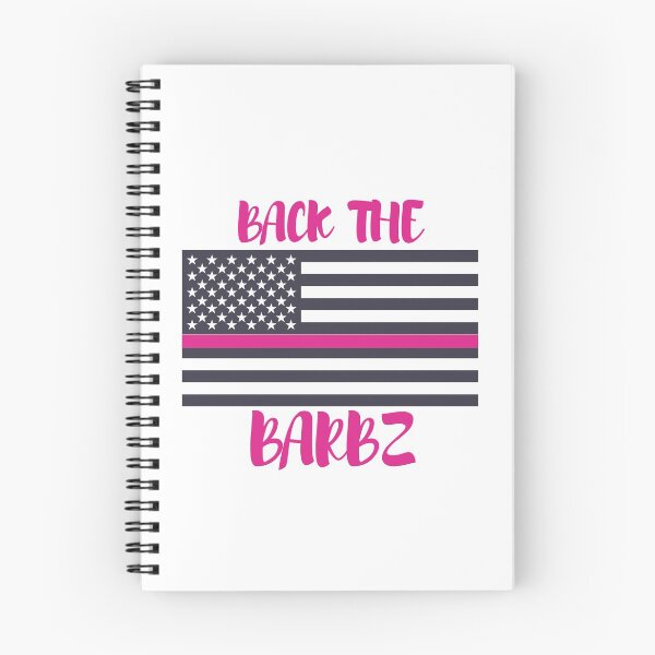 Item preview, BACK THE BARBZ PINK WITH LOGO designed and sold by CaitU.
