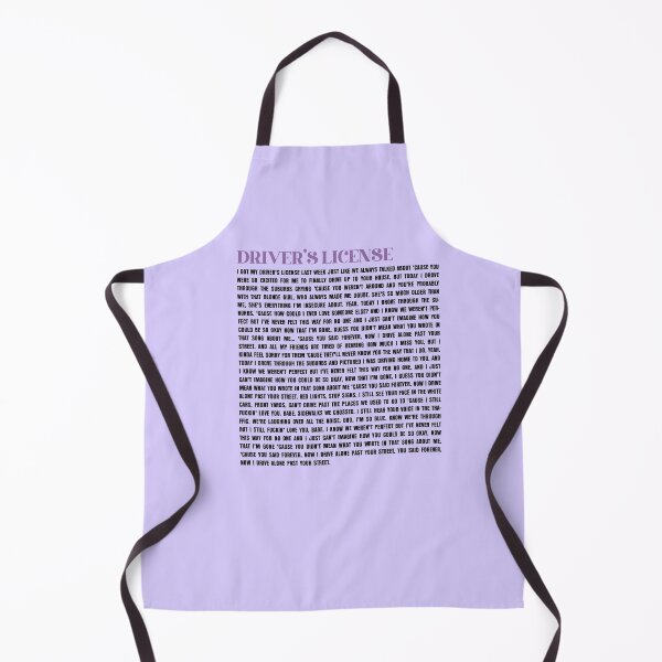 Item preview, Driver's license lyrics designed and sold by Ray Sánchez.