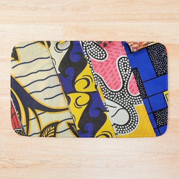 Item preview, African Fabric Patchwork Collage Art Patterns [#239] designed and sold by AfriStyleUK.