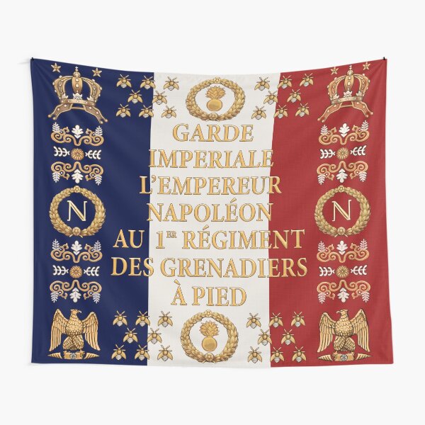 Drapeau napoléonien français "1er Garde Impériale" Tentures