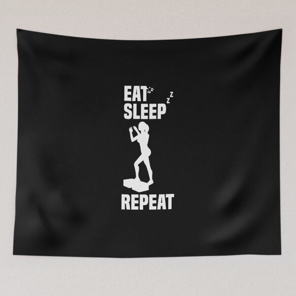 Item preview, Eat Sleep Aerobics Repeat Aerobic Dance Sport Aerobics designed and sold by Nessshirts.