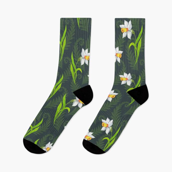 Item preview, Daffodil and fern designed and sold by RinaGrinchik.