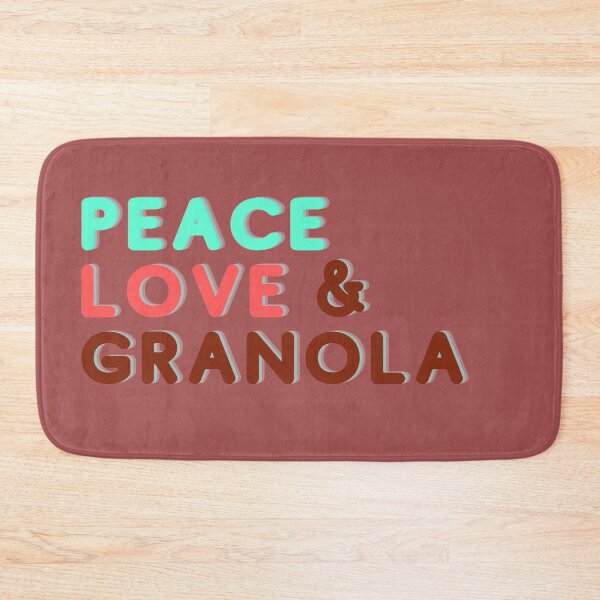 Item preview, peace love & granola designed and sold by dabluelady.