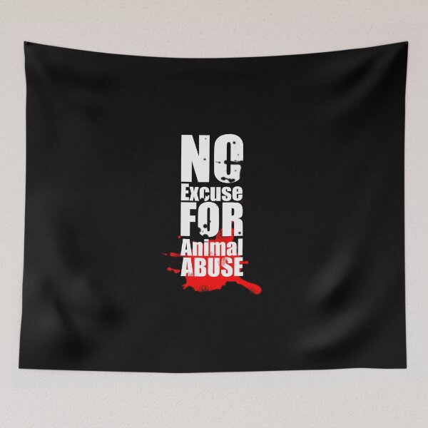 Item preview, No Excuse for Animal Abuse designed and sold by HorizonDesignz.