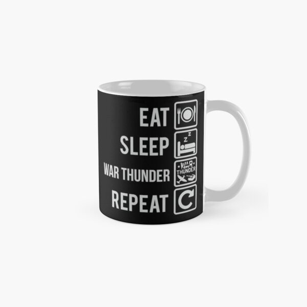 War Thunder isst Schlaf Tasse (Standard)