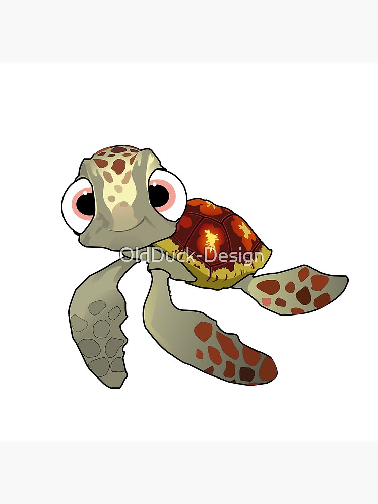 Cute squirt finding nemo Art Board Print for Sale by OldDuck-Design