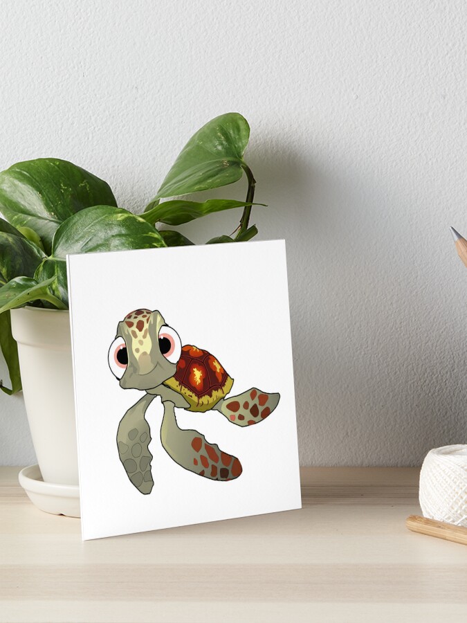 Cute squirt finding nemo Art Board Print for Sale by OldDuck-Design