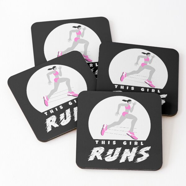Item preview, This Girl Runs - Running Design designed and sold by mum-of-two.