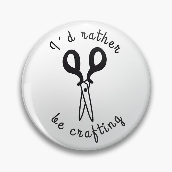 Item preview, I'd rather be crafting black text designed and sold by yennyz.