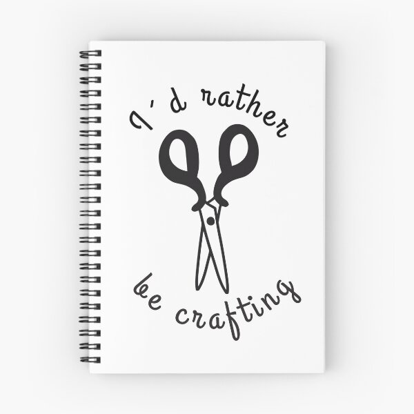 Item preview, I'd rather be crafting black text designed and sold by yennyz.