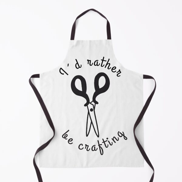 Item preview, I'd rather be crafting black text designed and sold by yennyz.