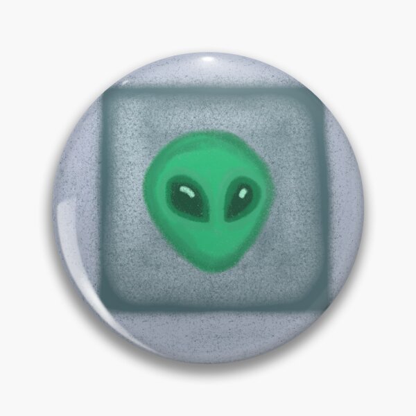 Item preview, Green and blue print, alien, ufo, flying saucer, triangles, pastel. designed and sold by UVI-CA.