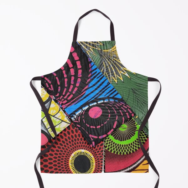 Item preview, African Fabric Patchwork Collage Art Patterns [#241] designed and sold by AfriStyleUK.