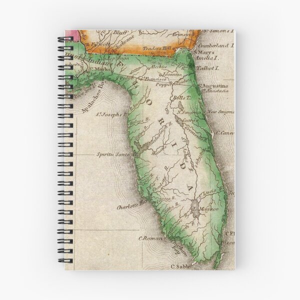Item preview, Vintage Map of Florida (1822) designed and sold by BravuraMedia.