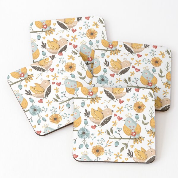 Item preview, Seamless Birds Pattern Art Board designed and sold by MortexApparel.