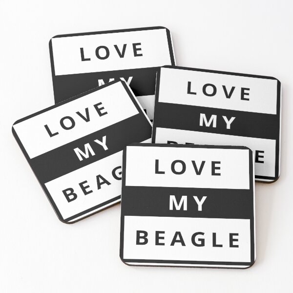 Item preview, LOVE my BEAGLE - a design for Beagle Lovers everywhere designed and sold by CreateShape.