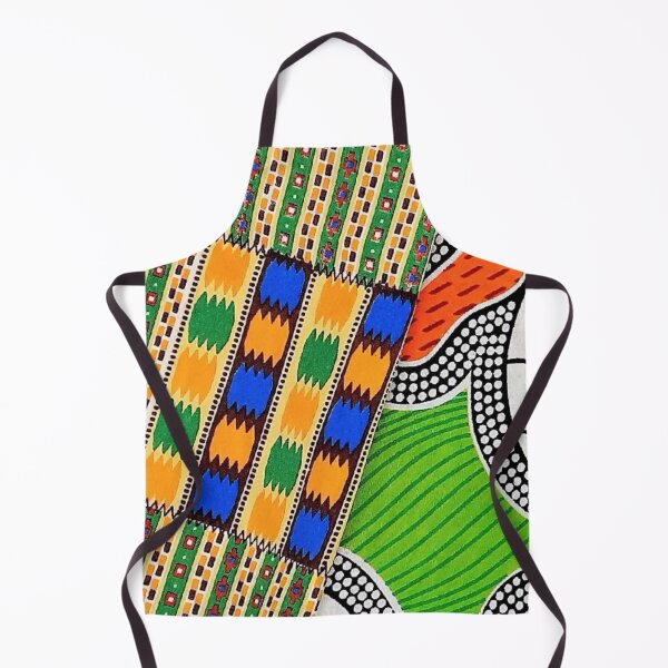 Item preview, African Fabric Patchwork Collage Art Patterns [#242] designed and sold by AfriStyleUK.