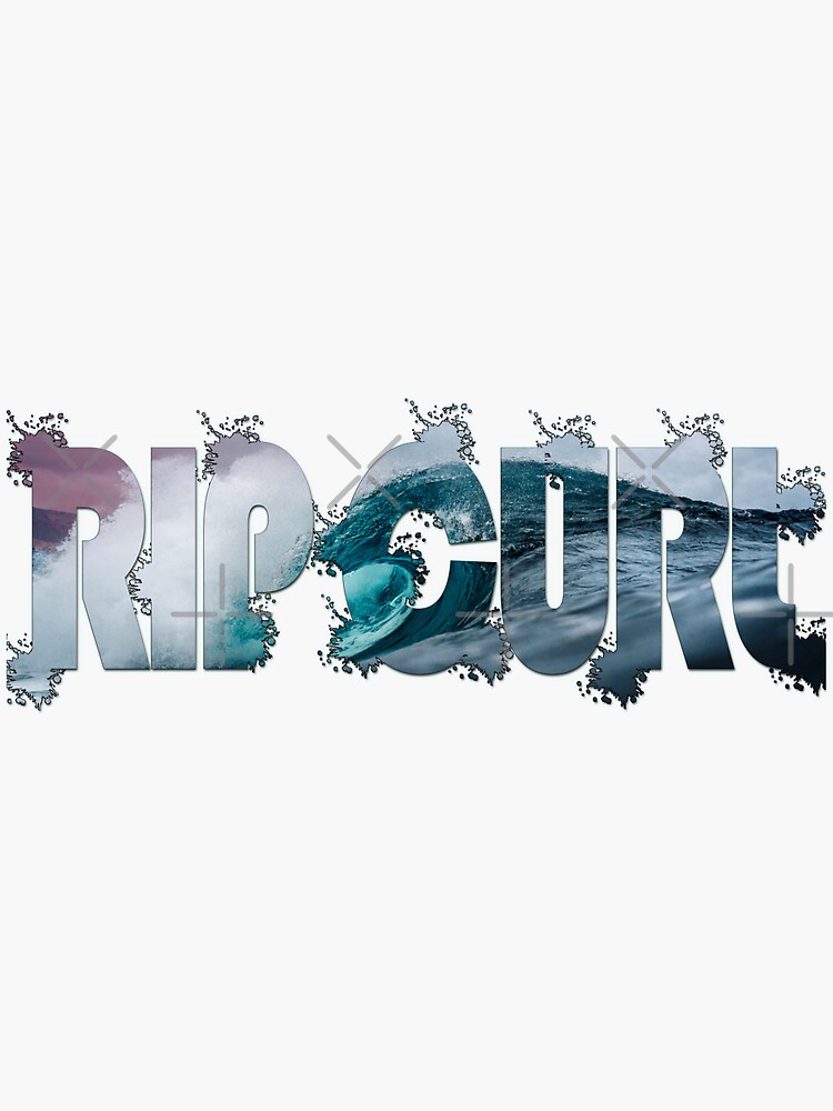 "Rip Curl Splash" Sticker for Sale by Fizzylogix Redbubble