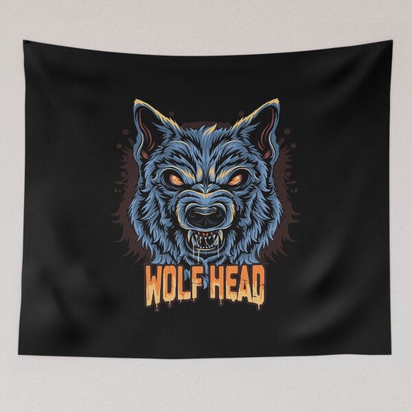 Item preview, Angry Wolf Head T-Shirt designed and sold by Pheonix812.