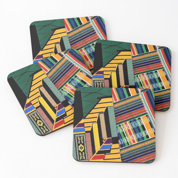 Item preview, African Fabric Patchwork Collage Art Patterns [#243] designed and sold by AfriStyleUK.