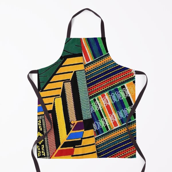 Item preview, African Fabric Patchwork Collage Art Patterns [#243] designed and sold by AfriStyleUK.