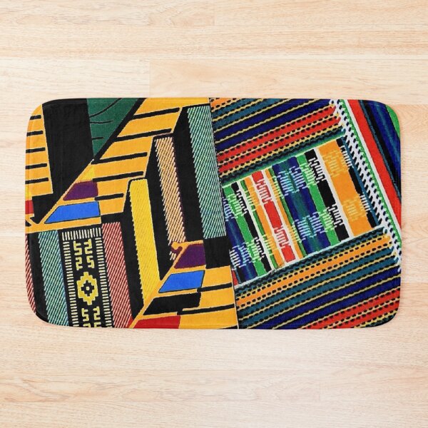 Item preview, African Fabric Patchwork Collage Art Patterns [#243] designed and sold by AfriStyleUK.