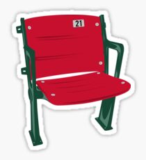 The Lone Red Seat - Fenway Park Sticker