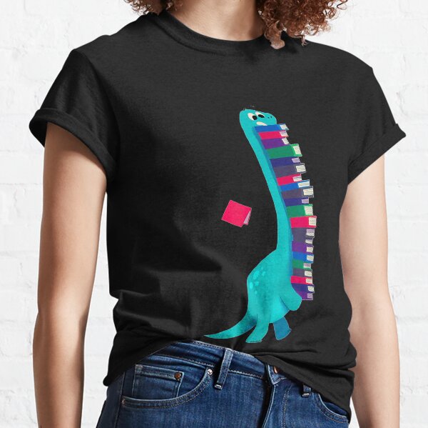 Dino Book Nerd Classic T-Shirt