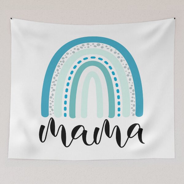 Item preview, Cute Blue Rainbow Mama designed and sold by Mariv19.