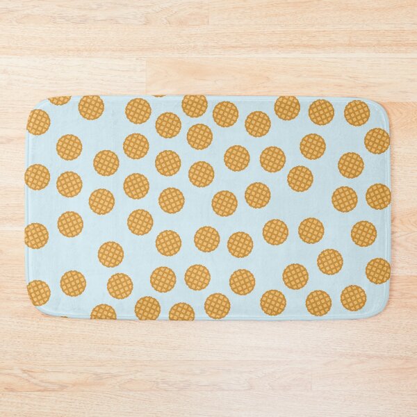 Item preview, Cute Waffles on Blue Background designed and sold by kapotka.