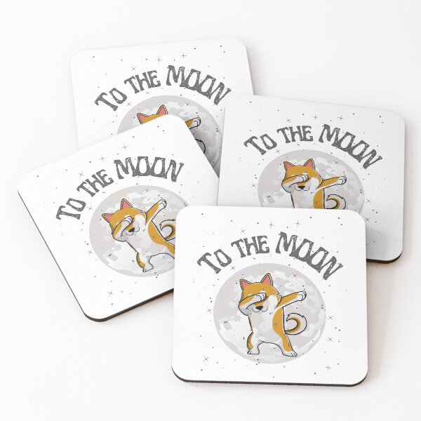 Item preview, Dab Dog Shiba Inu To The Moon Cryptocurrency  designed and sold by MagicArtworks.