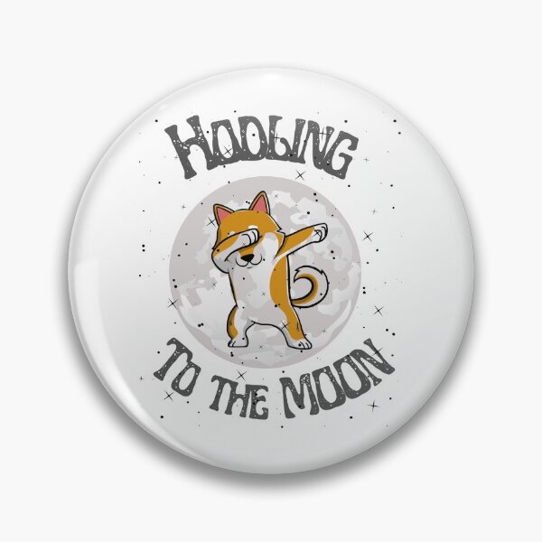 Item preview, Dab Dog Shiba Inu Hodling To The Moon Cryptocurrency  designed and sold by MagicArtworks.