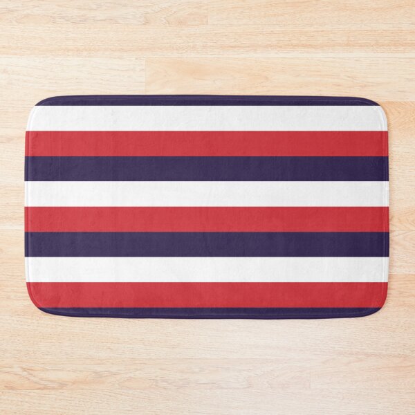 Item preview, 3 Large RED NAVY BLUE and WHITE Horizontal STRIPES designed and sold by RachelMacht.