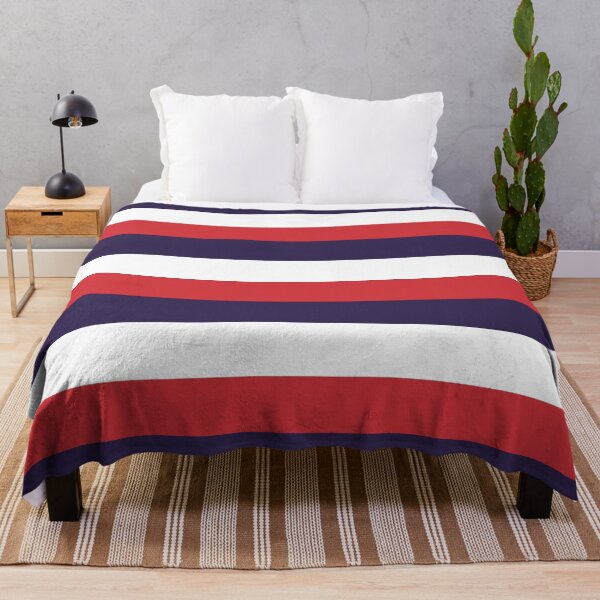 Item preview, 3 Large RED NAVY BLUE and WHITE Horizontal STRIPES designed and sold by RachelMacht.